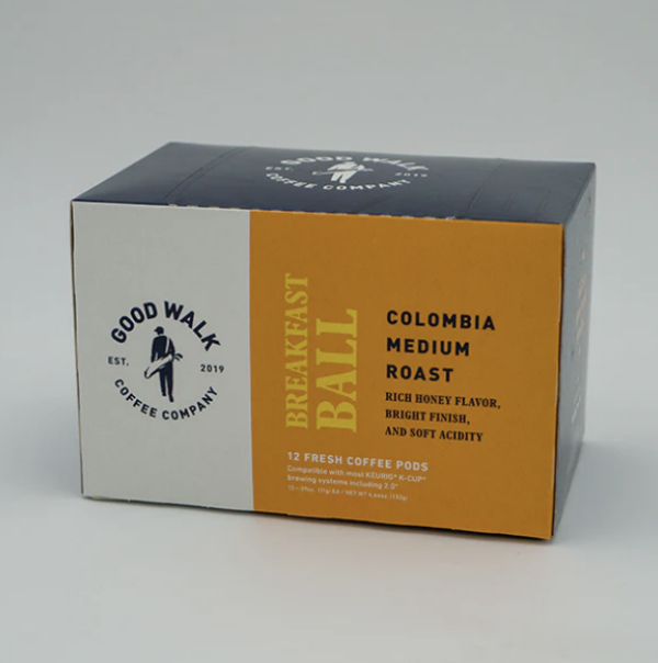 Good Walk Coffee - Breakfast Ball Medium Roast K-Cup Pods